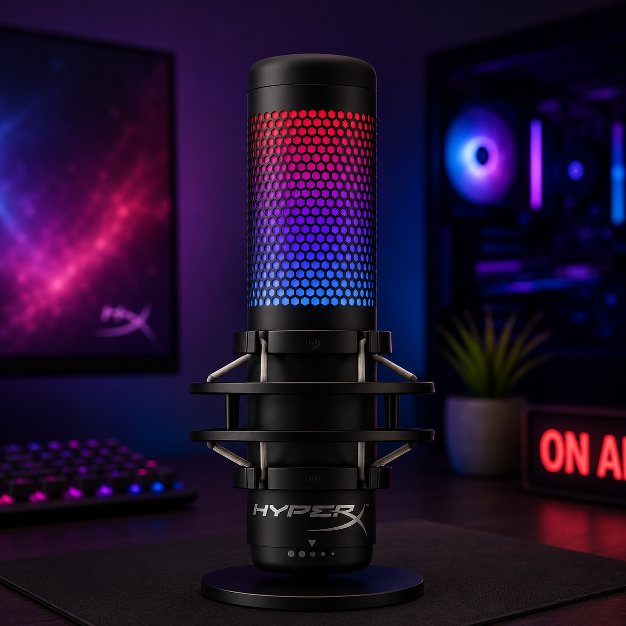 Microfone Gamer Hyperx Quadcast S