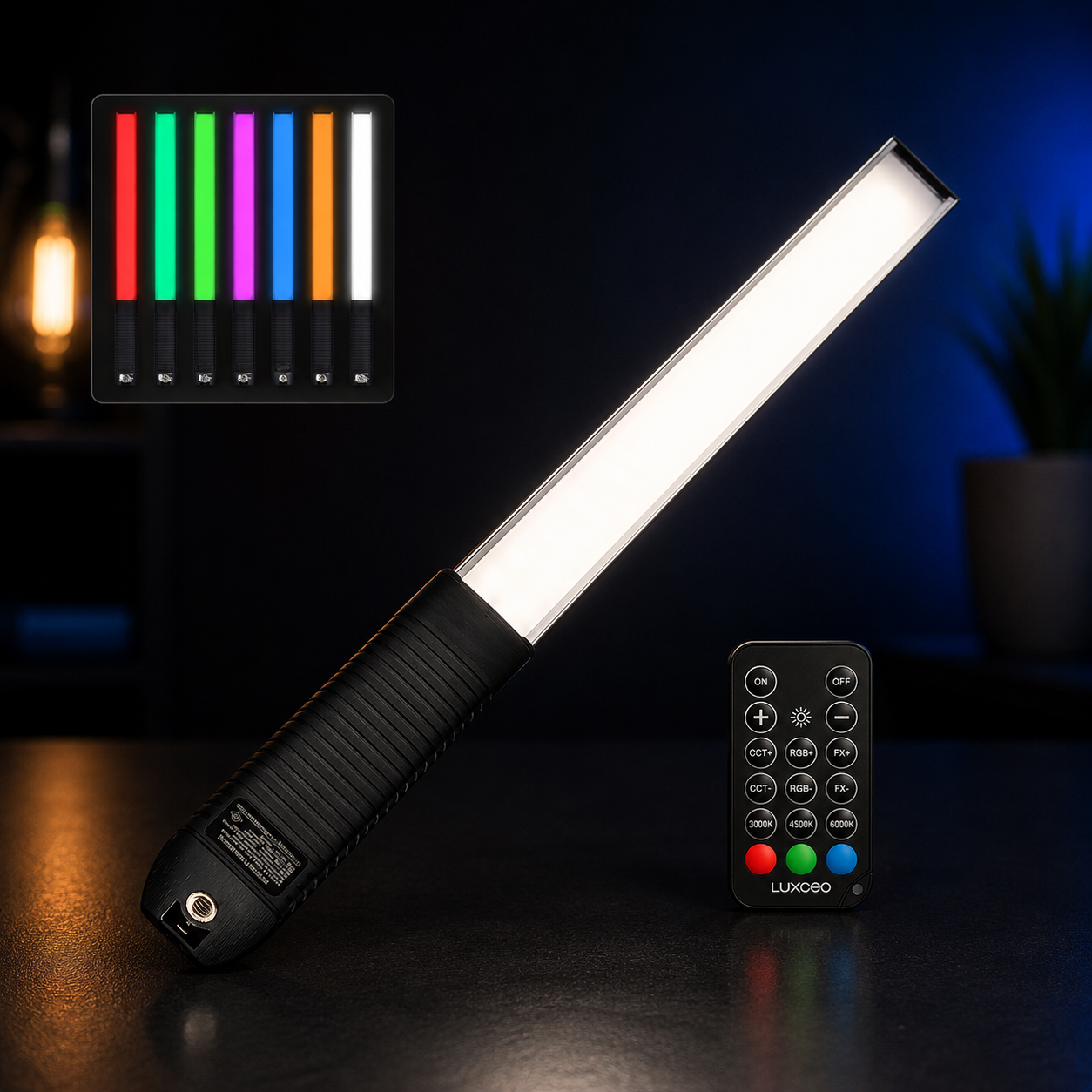 Varinha de luz portátil para fotografia de LED
