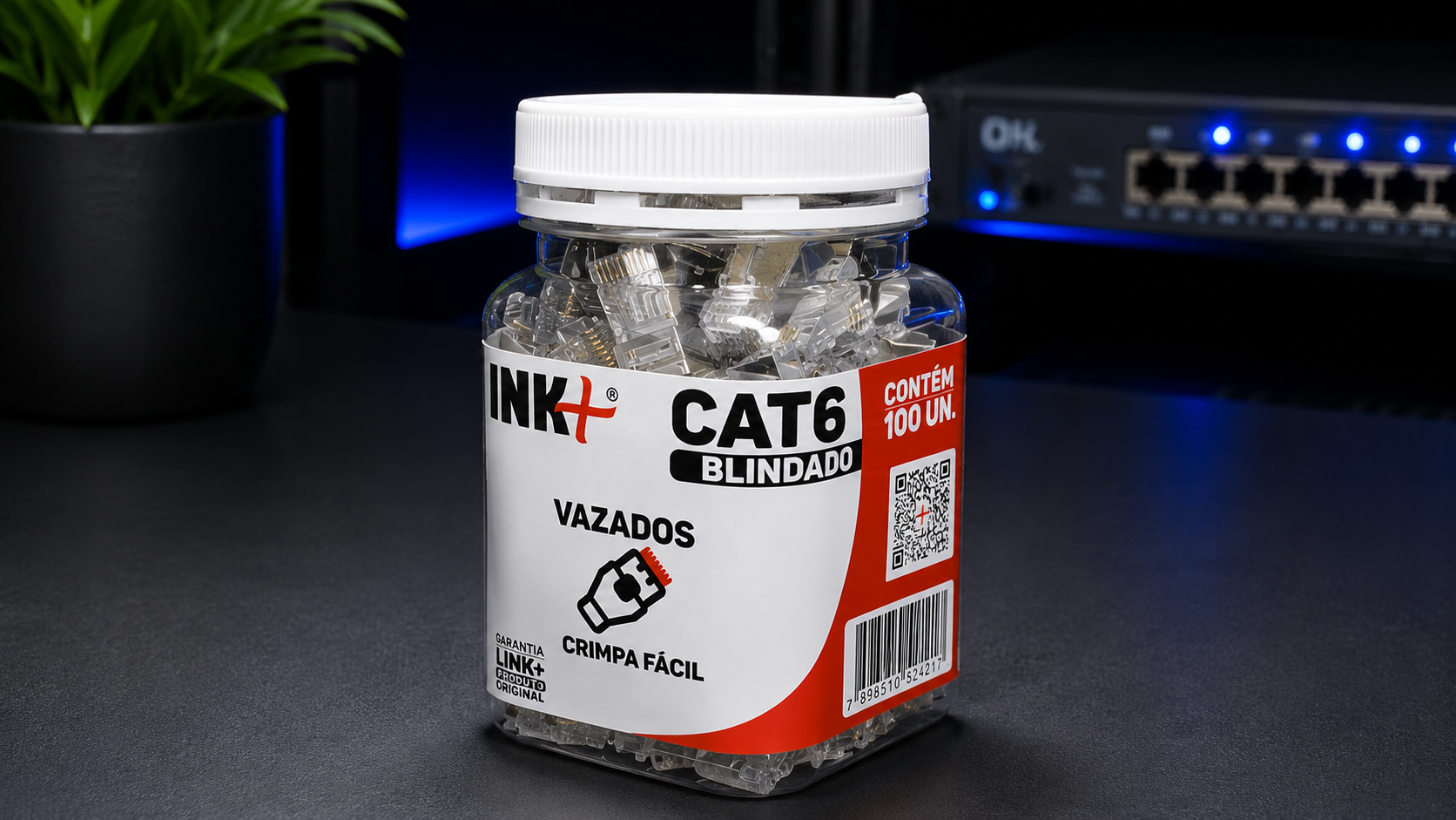 Conector RJ45 Cat6
