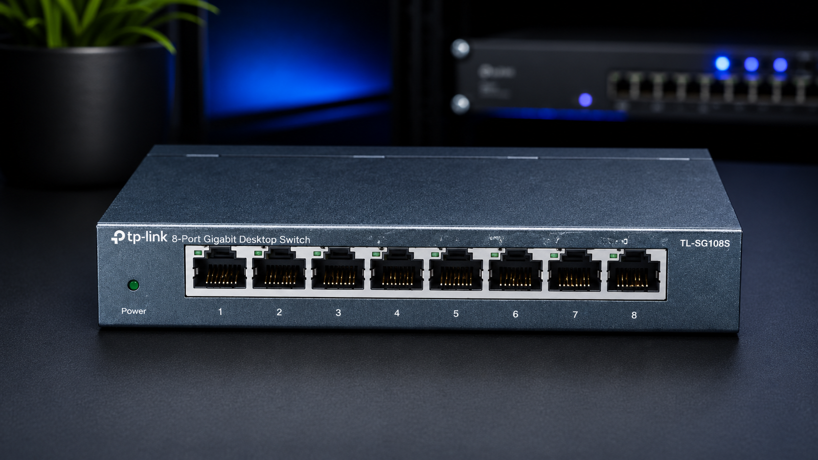 Switch Gigabit 8 Portas